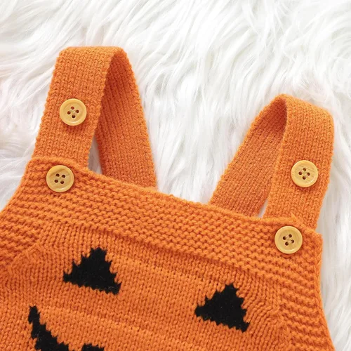 Miniatura 5 de Mameluco Kint para bebé niña, trajes de otoño para recién nacido, overol de una sola pieza, suéter de punto, ropa de invierno
