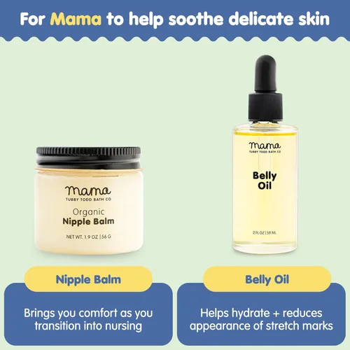 Miniatura 3 de Tubby Todd Nuevo Kit de Cuidado de Piel Sensible para Bebé y Mamá - El Set de Regalo para Mamá y Bebé - Champú para Bebé y Jabón para el Cuerpo 8.5