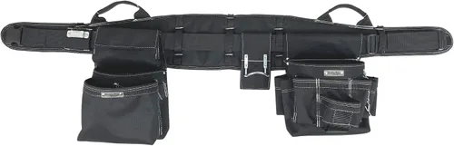 Miniatura 2 de BOULDER BAG Ultimate Electrician's MAX Combo con cinturón de herramientas con soporte cómodo para la espalda, hebilla de liberación rápida, cinturón