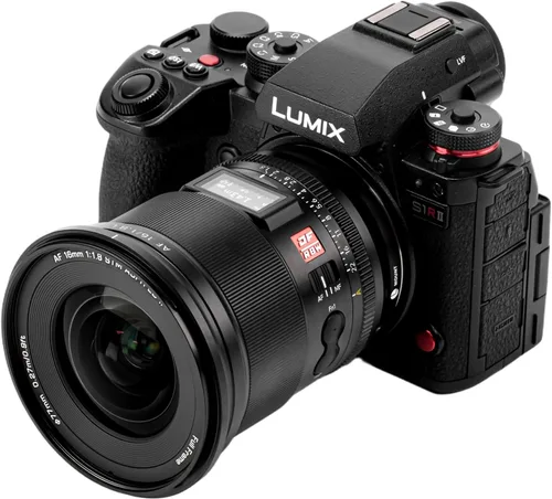 Miniatura 4 de VILTROX Lente de marco completo F1.8 L de 0.630 in para montaje en L, lente de enfoque automático de gran apertura con pantalla LCD, lente Prime