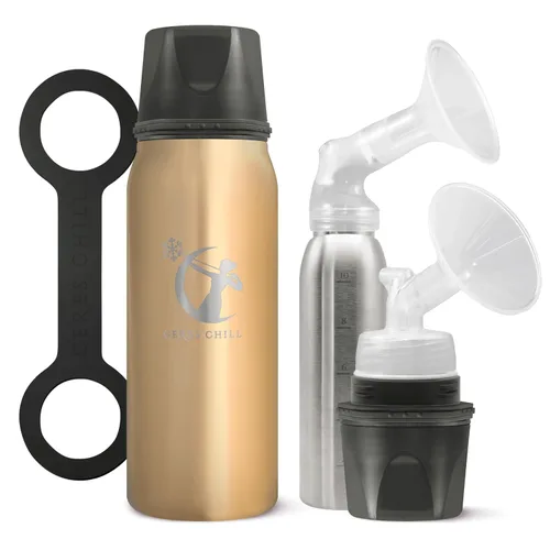 Miniatura 16 de CERES CHILL OG Enfriador y Calentador de Leche Materna – Enfriador Portátil de Leche Materna de 12–34oz, Almacenamiento y Biberón para Bebé