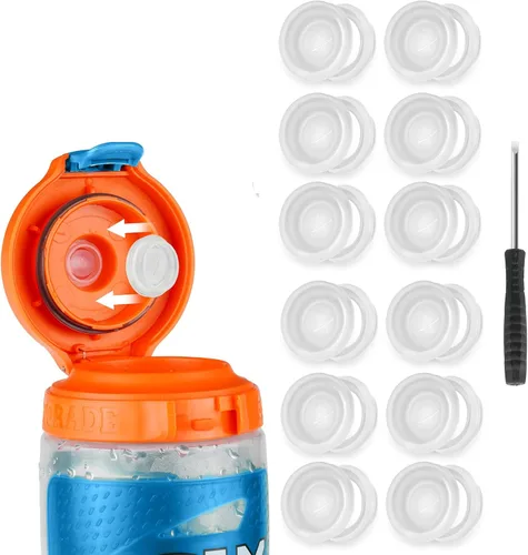 Miniatura 7 de Dispensing Valves Compatible with Gatorade Water Bottle - Replacement Accessories for Gatorade Gx Water Bottle Gatorade 32oz Bottle Blanco