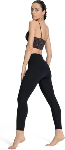 Miniatura 5 de Leggings de cintura alta para mujer, con control de abdomen, suaves, con bolsillos laterales