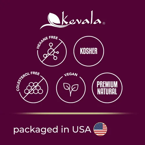 Miniatura 7 de Kevala Aceite de semilla de uva Aceite de semilla de uva prensado sin OMG para cocinar, rico en antioxidantes, cuidado de la piel y el cabello