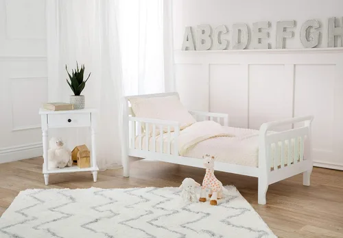 Miniatura 2 de TL Care Minky Dot - Juego de ropa de cama de chenilla de 4 piezas, color crema, para niños y niñas