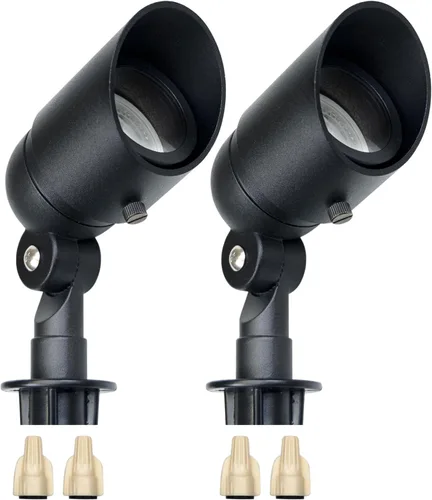 Lumina - Iluminación LED de paisaje de 4 W, impermeables, luces de paisaje para exteriores, focos de bajo voltaje para paredes, árboles, banderas,