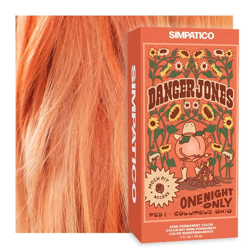 Danger Jones Color de cabello semipermanente (Simpatico - Melocotón Claro)