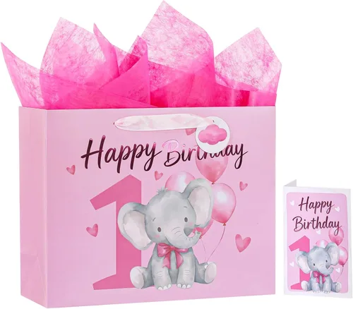 Miniatura 41 de Powbrace Bolsa de regalo de cumpleaños número 30 negra de 13 pulgadas con papel de seda y tarjeta de felicitación para fiestas, bolsa de regalo