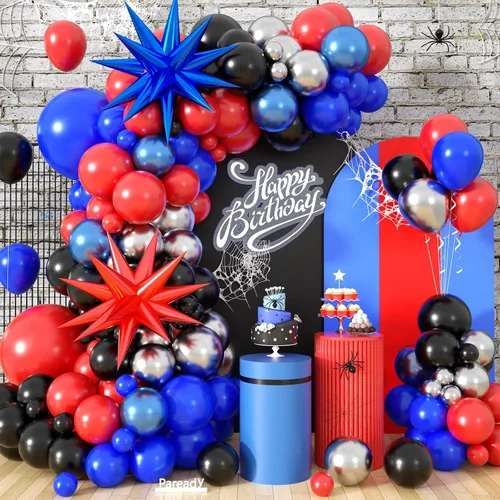 Miniatura 18 de Kit de Arco de Globos Paready Graduación 2025, 120 Piezas de Arco de Globos Graduación Negro y Dorado, Globos de Confeti Negro y Dorado Metálicos