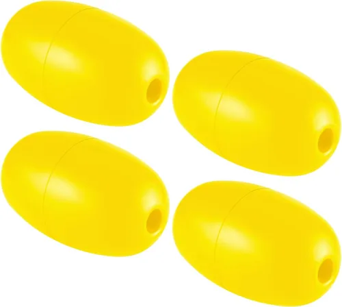 Miniatura 11 de Lewtemi Boyas Flotadoras Cuerdas Flotadoras Marinas, 12 cm x 7 cm, Boyas Marcadoras de Pesca de Agua Profunda con Agujero de 1.5 cm de Profundidad