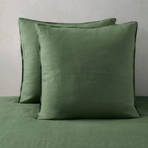Miniatura 13 de ATLINIA Juego de 2 fundas de almohada 100% lino, tamaño King de 20 x 36 pulgadas, fundas de almohada de lino Natural