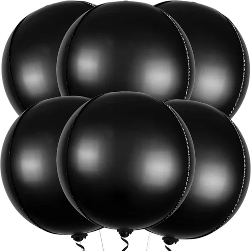 Miniatura 15 de KatchOn, Globos de papel aluminio de color rosa claro, 22 pulgadas, paquete de 6 unidades, globos de Mylar rosa claro para decoraciones de Navidad