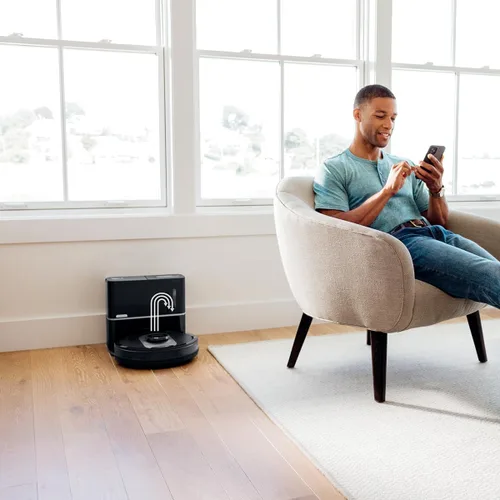 Miniatura 2 de Shark UR2500SR AI Ultra Robot Aspirador con base autovaciada, sin bolsa, capacidad de 30 días, navegación LIDAR, compatible con Alexa, conexión