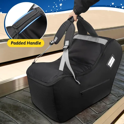 Miniatura 3 de YOREPEK Mochila acolchada para asiento de automóvil compatible con todos los asientos y bases de automóvil Nuna Pipa, bolsas de asiento de automóvil