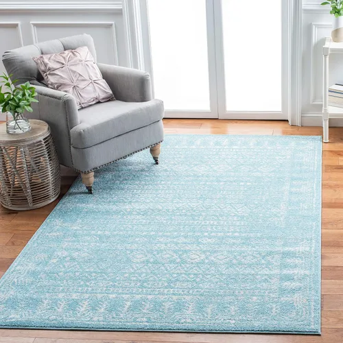 Miniatura 21 de SAFAVIEH Alfombra de área de 12 x 15 pulgadas, colección Tulum, grande, diseño marroquí bohemio envejecido, no desprende pelusa y fácil de limpiar