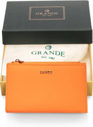 Miniatura 4 de Grande -2804 Cartera para mujer, Naranja, Minimalista
