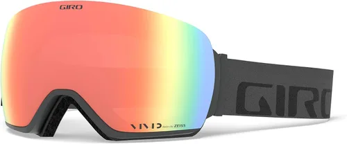 Miniatura 2 de Giro Article Gafas de esquí - Gafas de snowboard para hombre - Correa gris con lentes Vivid Ember/Vivid Infrared Gris Wordmark