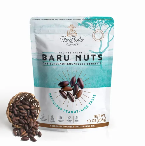 Miniatura 7 de Baru Nuts Roasted, bolsa resellable de 10 onzas Crujiente y delicioso Adecuado para dietas veganas, sin gluten, keto, sin maní Snacks ricos