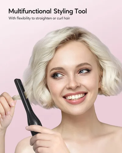 Miniatura 8 de Wavytalk Plancha de pelo de iones negativos de 1 pulgada y plancha plana