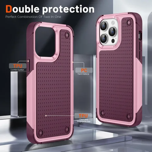 Miniatura 393 de Jeylly Funda para iPhone SE/Funda para iPhone 5S, Exterior de Plástico Duro que Absorbe Golpes + Interior de Silicona de Goma Defensor contra