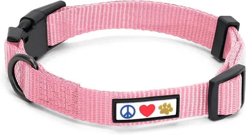 Miniatura 17 de Collar para mascotas Pawtitas, de 6 pies, suave, ajustable, color sólido, de nailon. El collar y arnés a juego para perros y cachorros, se venden