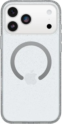 OtterBox Funda transparente para iPhone 17 Pro Max Symmetry Series - Stardust - Funda ultra fina y elegante para iPhone, MagSafe con control de