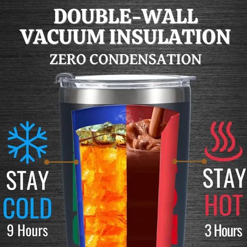 Miniatura 6 de Onebttl Regalo para papá, vaso de acero inoxidable con tapa, 20 onzas, regalos para papá, día del padre, regalos para papá mexicano para Navidad