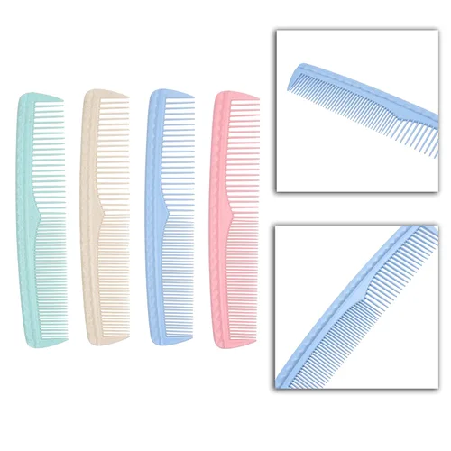 Miniatura 6 de Kare & Kind Juego de peines para el cabello, 4 peines de plástico duraderos (7.46 pulgadas), dientes gruesos y finos, para peinar, peinar, recortar
