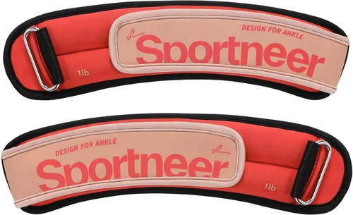 Miniatura 11 de Sportneer Pesas de tobillo de 0.5/1/2/3/5 libras, 1 par de pesas de muñeca y pierna para mujeres, hombres, niños y niños con correas ajustables