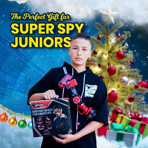 Miniatura 7 de STICKY LIL FINGERS SuperSpies Secret Agent Spymaster Kit - Spy Gear Ninja Juguetes y artilugios para niños de 8 a 12 años Kit de detective
