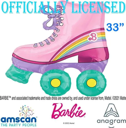 Miniatura 2 de Anagram Babrie - Patines de ruedas con licencia para fiesta de cumpleaños, decoración de ramo de globos, multicolor