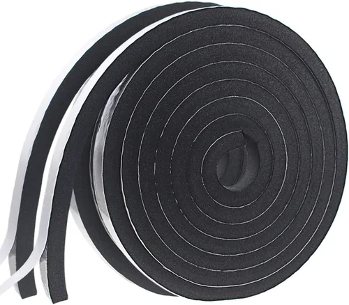 Miniatura 19 de Tira de Sellado Meteorológico para Puertas, Tira de Sellado para Puertas y Ventanas, 1 Pulgada x 1/8 Pulgada x 33 Pies, Cinta de Aislamiento
