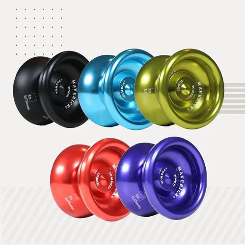 Miniatura 8 de Yomega Maverick - Yoyo profesional de metal de aluminio para niños y principiantes con rodamiento de bolas de tamaño C para trucos avanzados