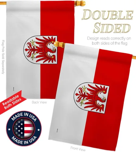 Miniatura 3 de Americana Home & Garden Brandenburg House Flag Regional Germany States Central Europe Territory Old History Country Particular Area Decoration