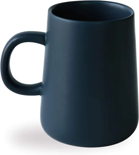 Miniatura 8 de Taza de café verde, taza de café de 16.5 onzas, apta para lavavajillas, taza de té de cerámica con mango grande, taza de café grande para café