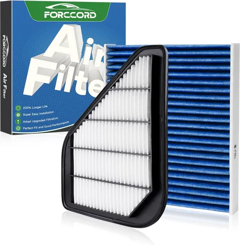 Miniatura 34 de Kit de filtro de aire de motor y de cabina Forccord Compatible con Honda Civic 1.5L 2016 2017 2018 2019 2020 2021 Filtro de cabina de carbón