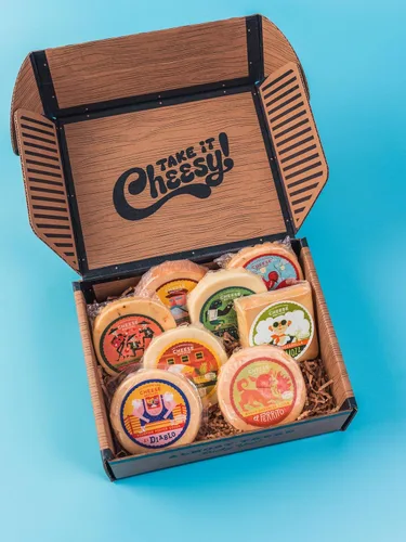 Miniatura 7 de Caja de regalo de Cheese Bros. Brotherhood Fresco de Wisconsin Surtido de Gouda, Havarti, Mozzarella y Fratello Gran idea de regalo de comida