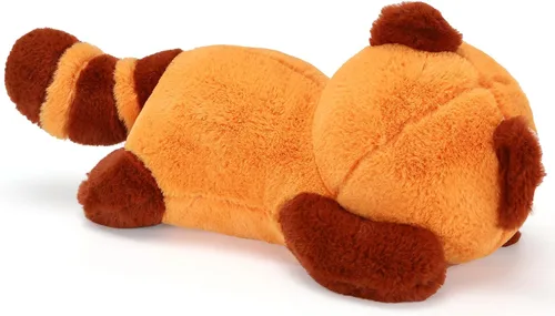 Miniatura 7 de Riuhot Almohada de peluche de panda rojo, bonito juguete de peluche, regalo de Navidad para el día de San Valentín para novias y niños, almohada