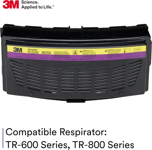 Miniatura 3 de 3M Versaflo Cartucho orgánico de vapor/gas ácido/HEPA TR-6530N, para TR-600/800 PAPR