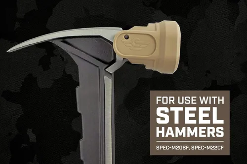 Miniatura 3 de Spec Ops Tools Tapa de Martillo de Goma Suave para Martillos de Acero, 3% Donado a Veteranos, Tostado