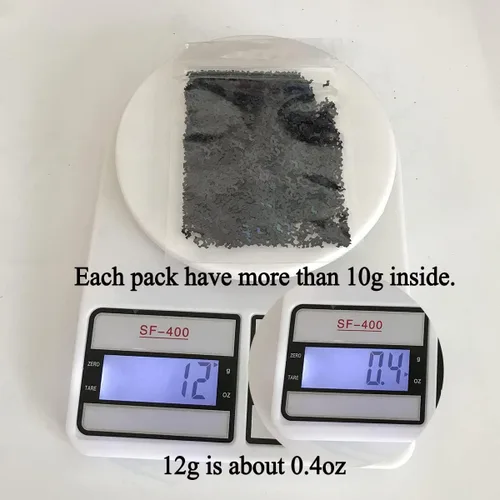 Miniatura 7 de LB1000 LB1000 - 0.35 oz/paquete - 0.197 in negro forma de murciélago lentejuelas purpurina Halloween festival rave belleza maquillaje cara cuerpo