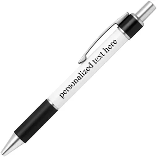 Miniatura 41 de Bolígrafo personalizado – Nombre o mensaje personalizado – Colores o impresiones – Regalo de papelería, suministros para la escuela de negocios