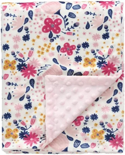 Miniatura 15 de CREVENT Manta de bebé de minky para niñas y niños, manta suave de felpa para recién nacidos - 30 x 40 pulgadas (Animal)