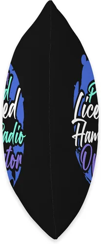 Miniatura 2 de Frequency System & Radio Stations Designs Ham Operator Administrator Nerd - Almohada de radio aficionado, 16 x 16 pulgadas, multicolor