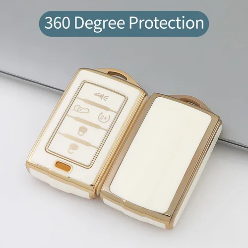Miniatura 3 de Funda para llavero de Jeep con llavero de TPU de alta calidad, protección completa compatible con Grand Cherokee L Grand Wagoneer L Wagoneer Grand