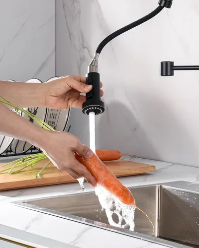 Miniatura 8 de J-HVA Cabezal de rociador de fregadero de cocina extraíble con adaptadores, boquilla de repuesto de rociador de fregadero de 3 funciones, llave