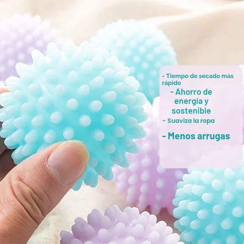 Miniatura 2 de Bolas Reutilizables para Secadora de Ropa - Alternativas Ecológicas de Suavizante de Telas Suavizan y Esponjan la Ropa Liberación de Arrugas