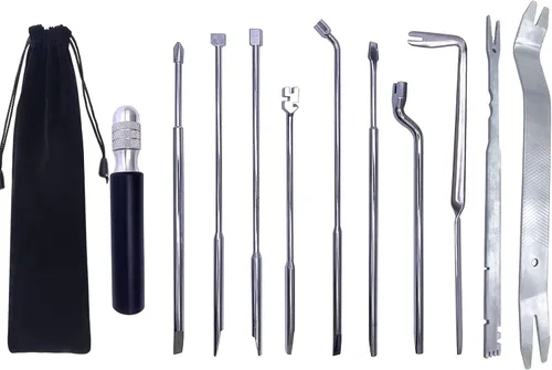 Miniatura 8 de Kit de herramientas de reparación de piano, herramientas de regulación, incluye destornillador de regulación, juego de llaves de tornillo