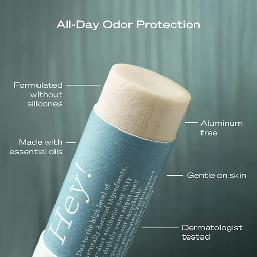Miniatura 4 de Hey Humans Desodorante, desodorante sin aluminio para mujeres y hombres, contiene ingredientes de origen natural, control de olores todo el día