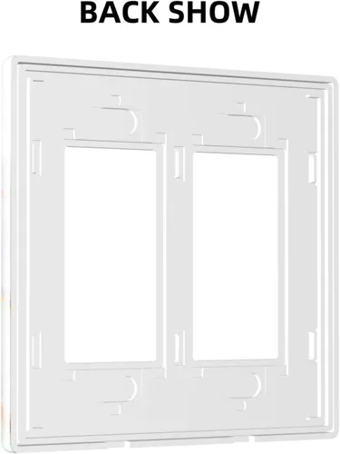 Miniatura 347 de Placa de Interruptor de Luz Azul de 1 Gang, Placa de Pared Decorativa de Palanca Individual, Cubierta de Placa de Pared de Palanca, Placa Frontal